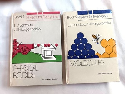 L.D. Landau--PHYSICS FOR EVERYONE Lot 2 Vols. MOLECULES PHYSICAL BODIES Mir HCs