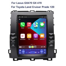 Tesla Android 15 Car Radio For Toyota Land Cruiser Prado 120 2002-2009 Player