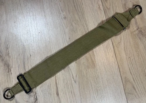 WW2 era US Army M1936 Musette Bag Canvas Shoulder Strap WW2 1942 Military