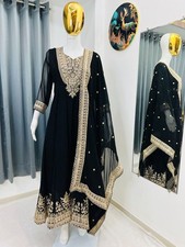 GOWN SALWAR KAMEEZ PAKISTANI INDIAN WEDDING PARTY WEAR DRESS BOLLYWOOD SUIT NEW
