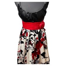 Vintage City Triangles Deadstock Y2K 2000s Floral Party Dress NWT Dance Rose