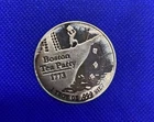 1 Troy Oz Silver 1773 Boston Tea Party Gadsden Flag Round Coin Don’t TreadSnake
