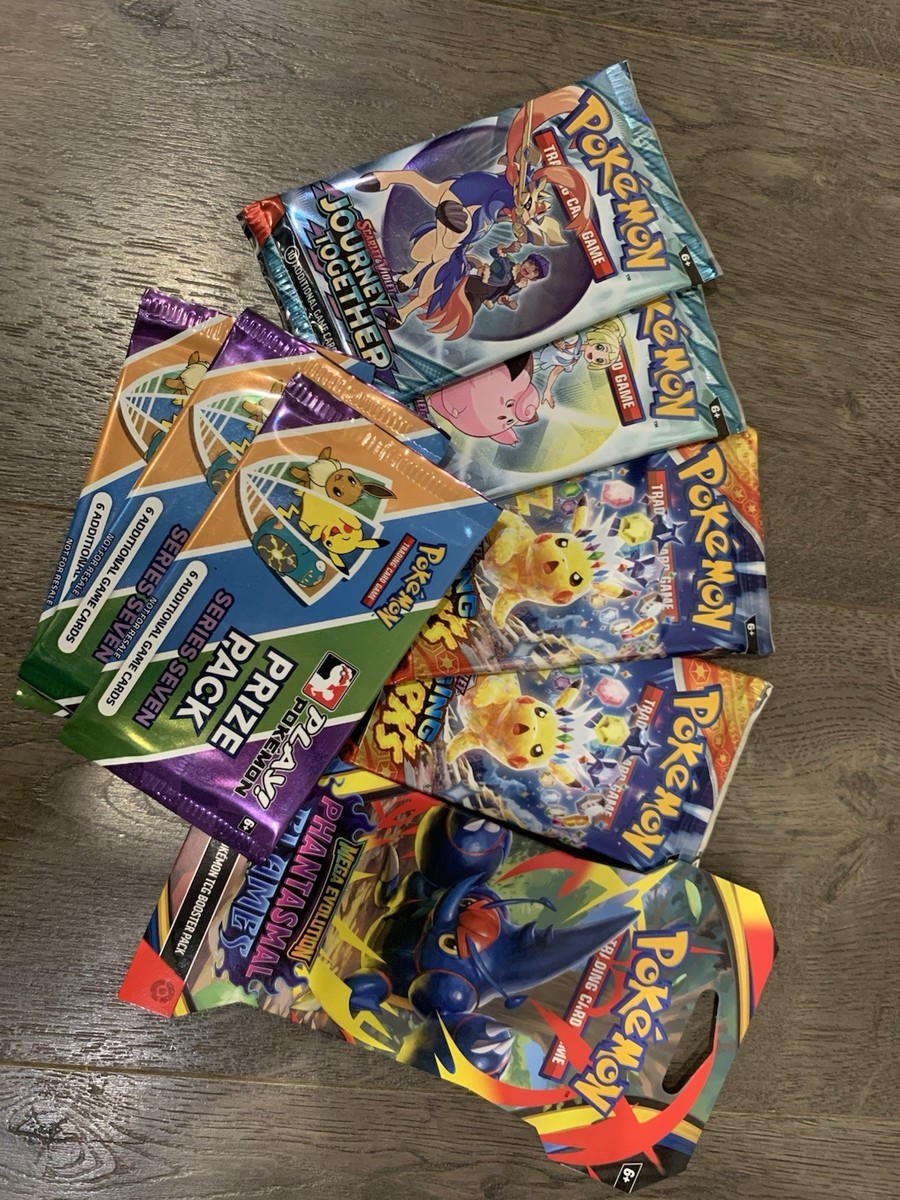 Pokemon TCG Booster Pack Bundle 6x Sealed Booster Packs 6x+ VTG