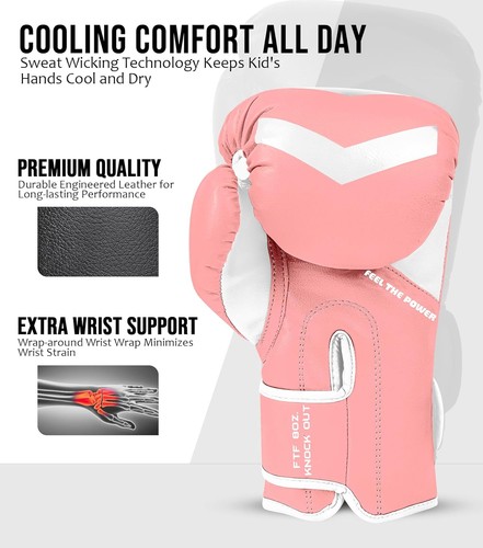 Exxact Sports Knockout Youth Boxing Gloves for Kids  (3-15 Years) - Afbeelding 71 van 75