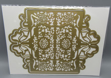 2021 Anna Griffin Pop Out Card Dies-Bows & Vines W/Instruction Sheet