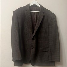 Vintage Ralph Lauren Brown Coat with Classic Notch Lapel pit-pit 25  length 32  