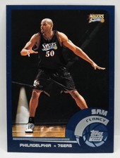 02-03 Topps Sam Clancy Rookie Card (Philadelphia 76ers) #211. rookie card picture