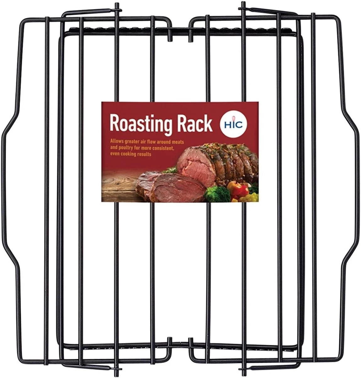 Roasting Adjustable Baking Rack Nonstick-Coated Steel Adjusts to 7 Different