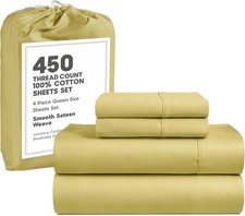 Queen Bed Sheet Set 450 Thread Count Cooling Sheets Queen Size