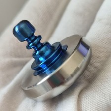 Titanium Stainless Steel Spinning Top Finger Spinner Ceramic Bead Fidget EDC Toy