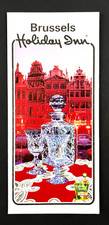 1970s Holiday Inn Brussels Belgium Vintage Luxury Hotel Tourist Travel Brochure