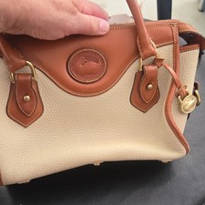Dooney & Bourke All-Weather Beige/Brown Zip S...