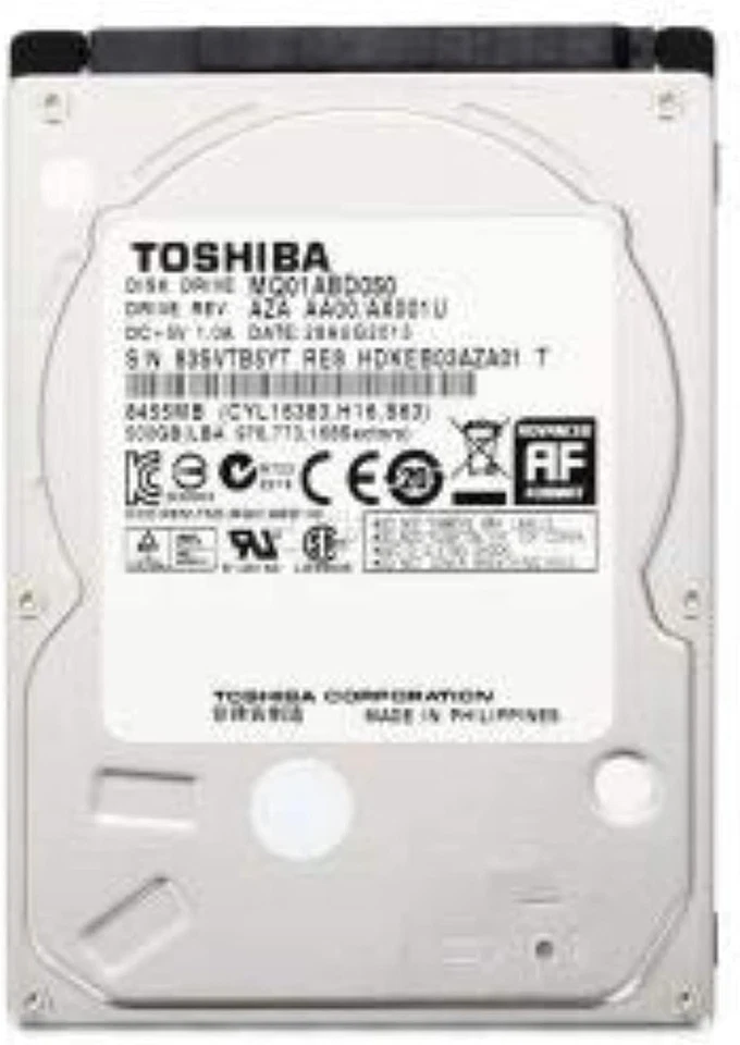 Toshiba MQ01ABD050V 2.5 inch 500GB SATA Internal Hard Drive - Image 1 of 1