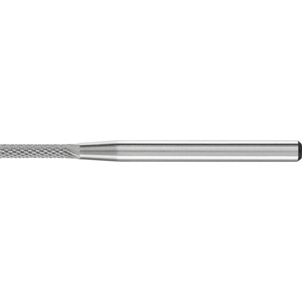 PFERD cylindrical carbide burr Ø2mm 40mm length 3mm shank