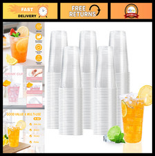 500 Pack 9 oz Clear Plastic Disposable Drinking Cups for Party, BBQ, Events, Tra