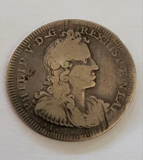 SICILY - PHILIPPO V OF BORBONE (1700-1707) - 4 TARI' 1702 - RARITY R4 - SILVER 