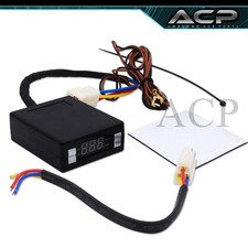 Electronic Turbo Timer Red Led Psi Digital Display Universal Black Controller