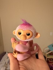 Fingerlings 2023 NEW Interactive Baby Monkey Reacts to Touch