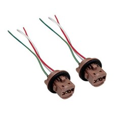 7443/T20 Car Brake Light Bulb Holder, Socket Pigtail Harness Connector, 2PCS