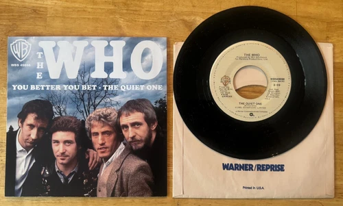 45 7" SP THE WHO YOU BETTER YOU BET WARNER BROS 49698