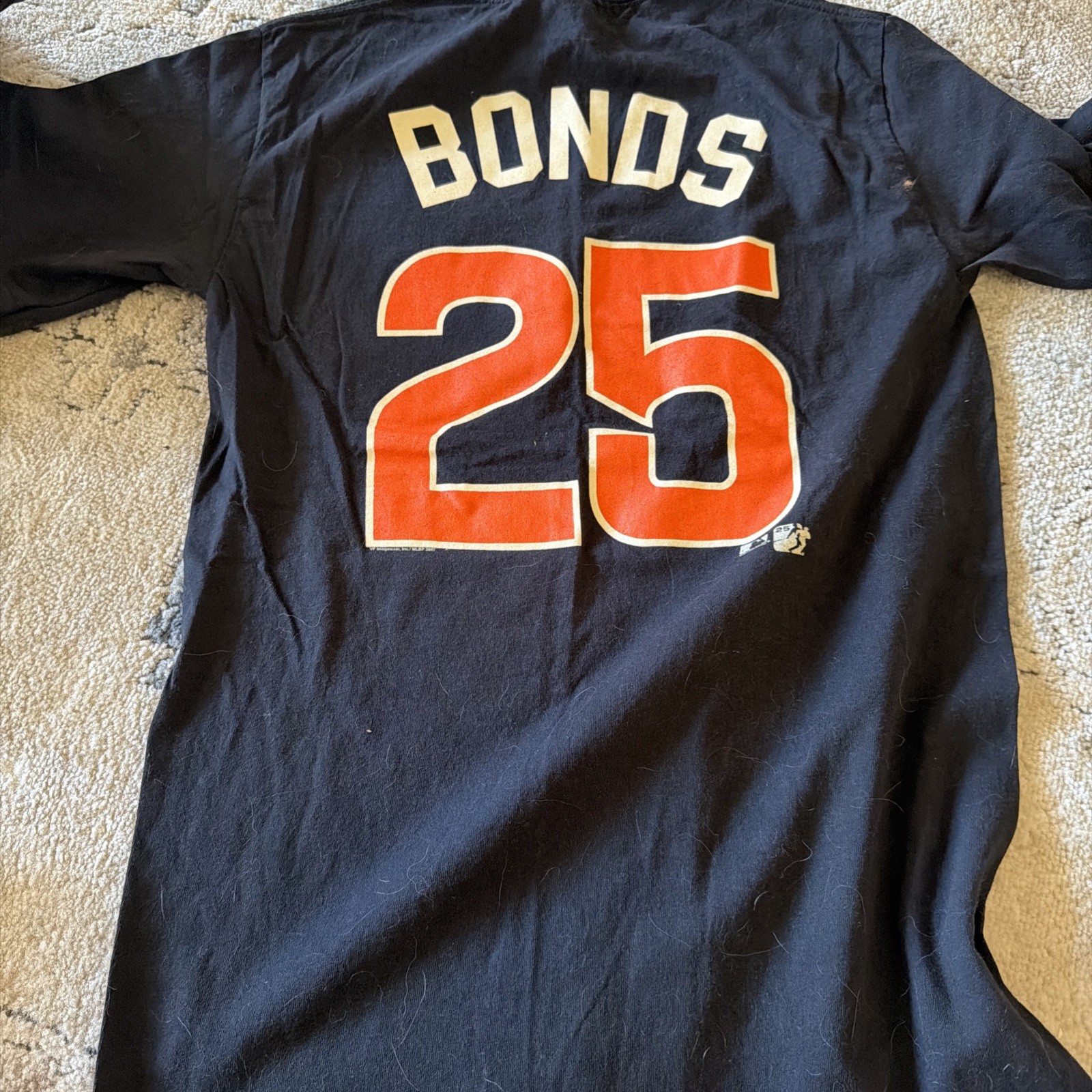 Barry Bonds Majestic All Star Game Tshirt jersey Adult medium