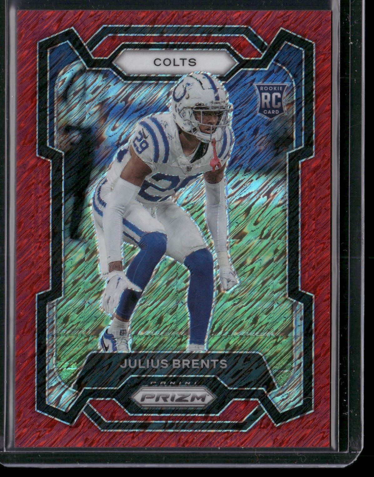Julius Brents Panini Prizm #346 Red Shimmer