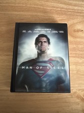 Pre-owned Man of Steel Book With 2 Blu-ray Discs and 1 DVD Holographic Cover