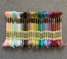 Lot of 29 - new - DMC Light Effects shimmer embroidery thread floss skeins