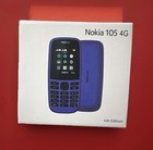 Nokia 105 4G Mobile Phone Black, Unlocked, Dual SIM, 48MB