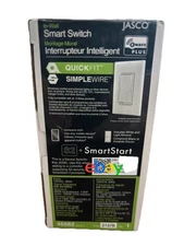 Jasco Zwave Smart Switch Interrupter Intelligent JAS46562 White Factory Sealed