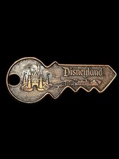 Disneyland Mickey Mouse 1970’s Bronze Key Paperweight