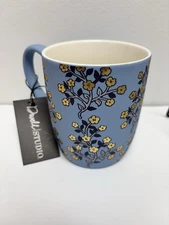 Dwell Studio Robins Egg Blue with Gold Mug Cup NEW