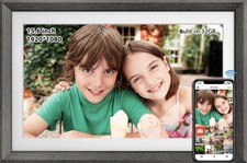 FRAMEO 15.6 Inch 32GB WiFi Large Digital Photo Frame 1920  1080 IPS FHD Touc...