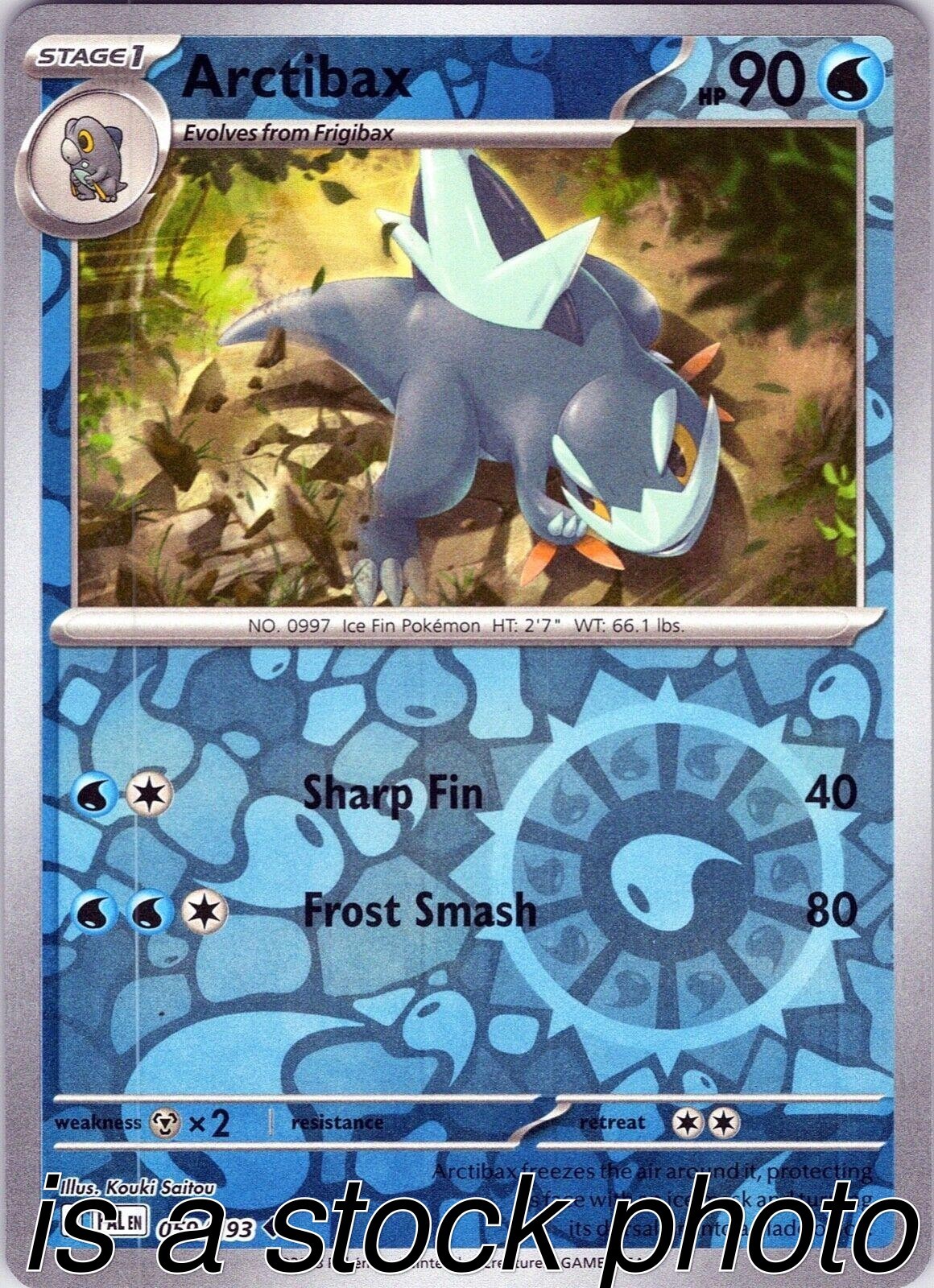 Arctibax 059/193 Paldea Evolved Reverse Holofoil Pokemon (LP-NM)