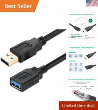 USB 3.0 10FT High-Speed Extension Cable - Ensuring Rapid Data Transfer Anywhere