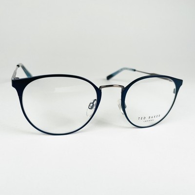 TED BAKER Brille SATIN BLAU RUND Brillengestell MOD: JAMES 4350 652