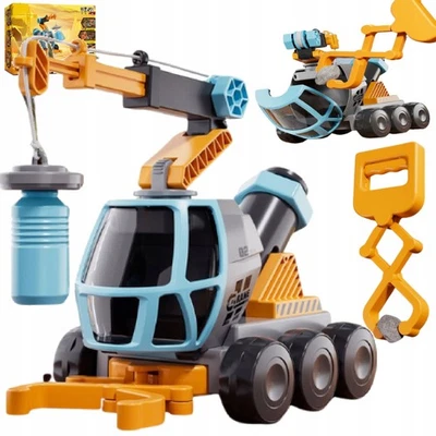 Pädagogischer Kranwagen 2-in-1 Mikroskop-Krangreifer 3+ DC9165 - Bild 1 von 4