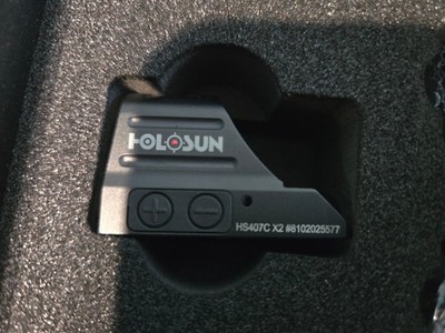 HOLOSUN HS407C-X2 Dot Sight - Black for sale online | eBay