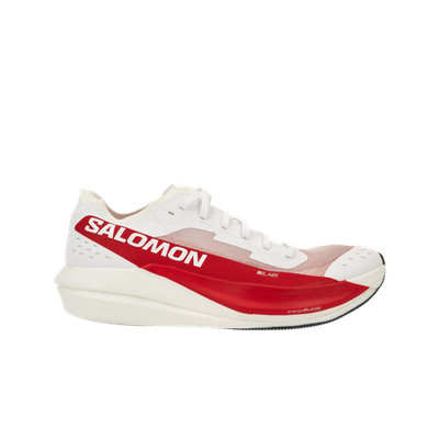 Salomon S/LAB Phantasm 2 White High Risk Red L47276600 Authentic Men Sneakers