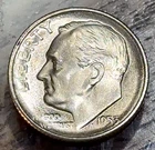 1953-S Roosevelt Dime Nice Original Gem+ BU CHRC