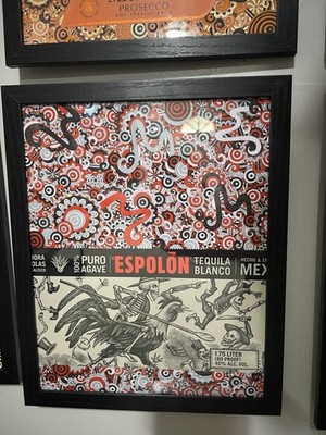 Hand Drawn Espolon Tequila Framed Wall Art