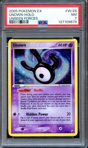 Unown graded PSA 7 for sale on eBay