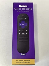 Roku Voice Remote with TV Controls for Roku Players & Roku TVs Sealed And New