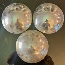 3 X Vintage 9 14 1940s-1950s Chrome Baby Moon Hub Caps - In Decent Condition 3 X Vintage 9 14 1940s-1950s Chrome Baby Moon Hub Caps - In Decent Condition