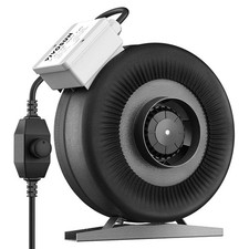 VIVOSUN Z4 4 Inch Inline Duct Fan, 203 CFM Ventilation Fan W/Speed Controller