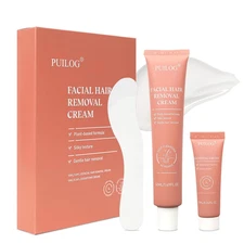 Facial Hair Removal Cream for Women, Soothing Hydrating Depilatory Cream Kit, Pa