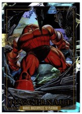 2024 Upper Deck SkyBox Marvel Masterpieces ’92 Platinum Holofoil JUGGERNAUT #45
