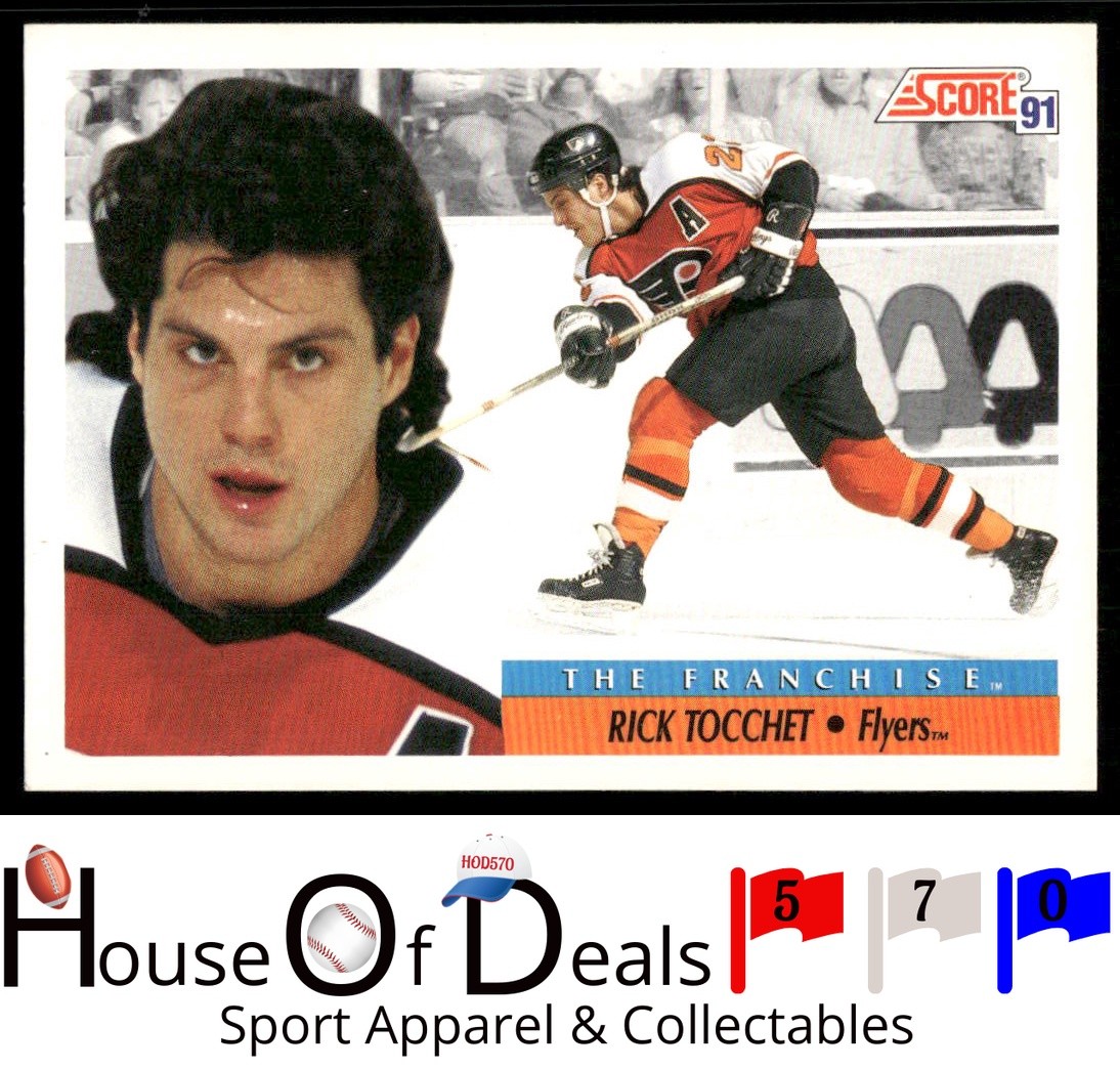 1991-92 Score American #334 Rick Tocchet Philadelphia Flyers NHL Hockey Card