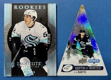 2023-24 UD Ice Tye Kartye RC Exquisite Collection /299 &amp; Depth of Winter D-C Lot