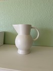 🌺 Zara Home Sculptural Ceramic Pitcher Vase Cream White Minimalist Jug Decor — photo 10